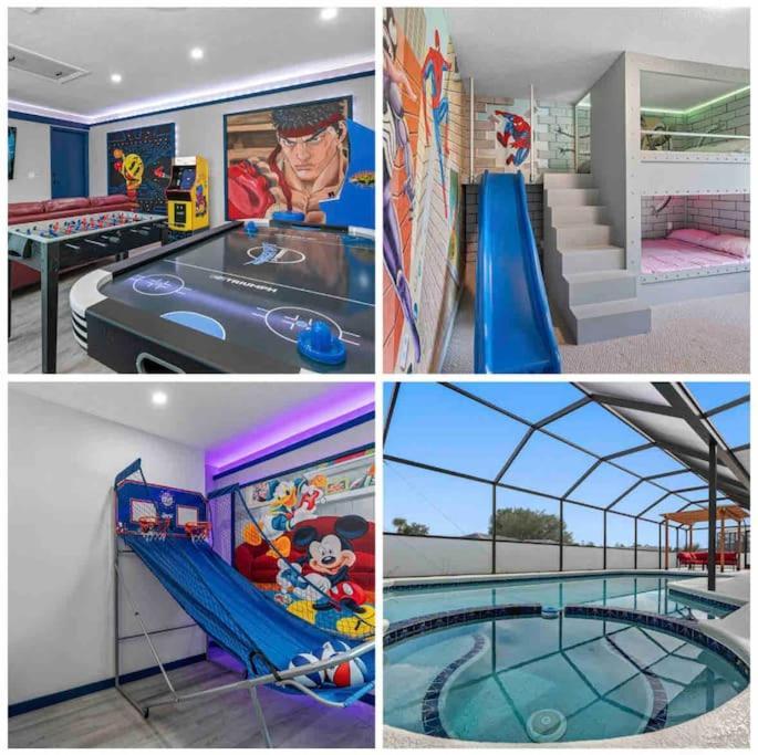 13 Mins From Disney Arcade, Private Pool, & Themed Rooms Orlando Buitenkant foto